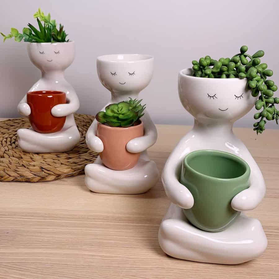 Ceramic desk planter