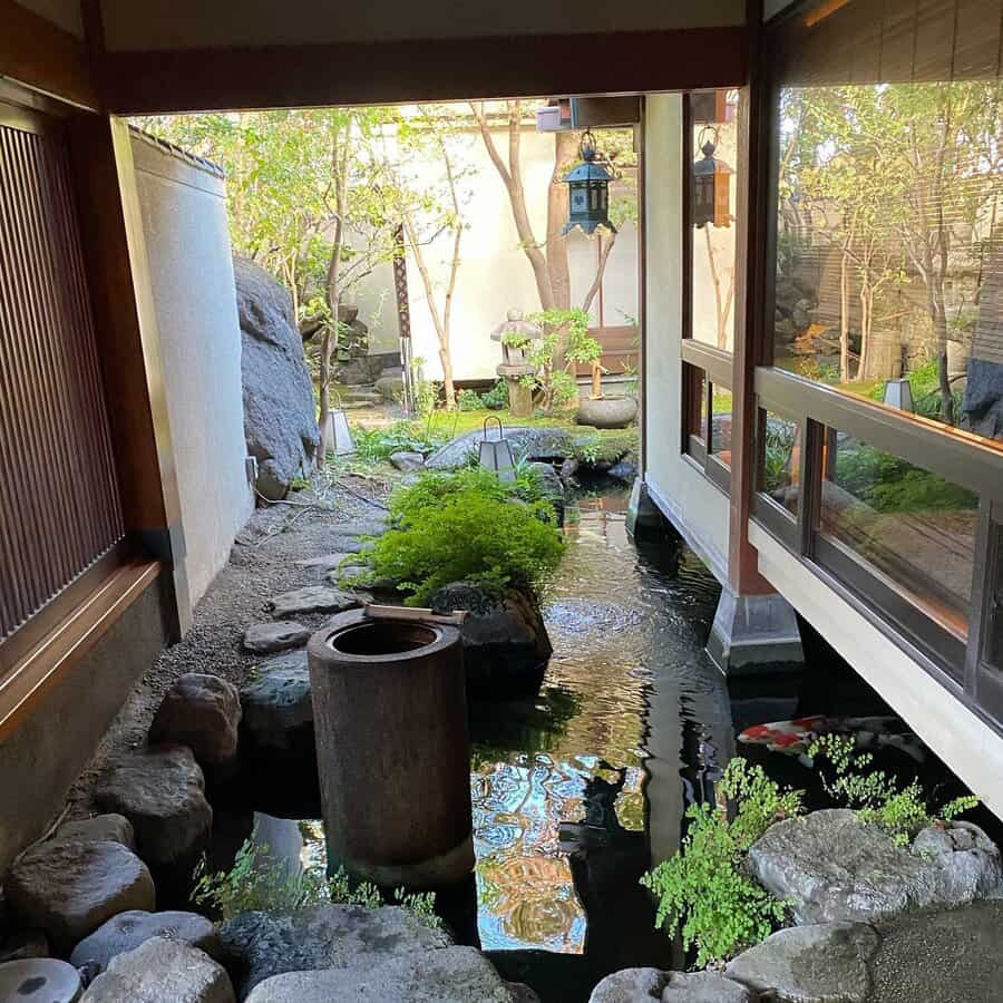 Japanese style garden