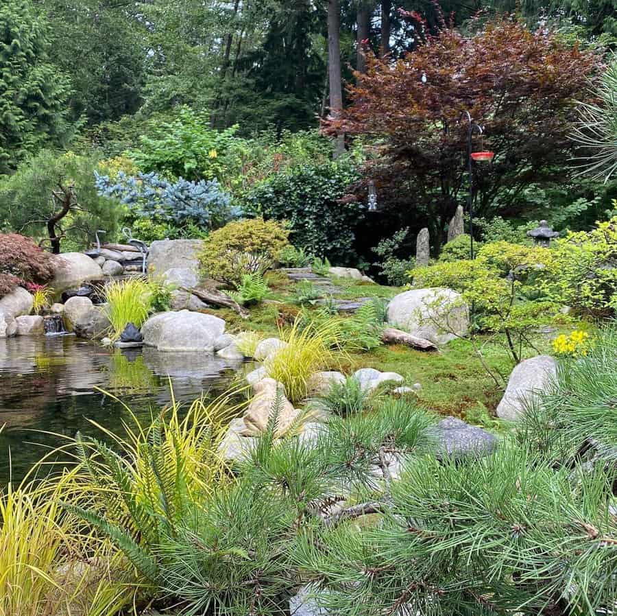 Japanese style garden