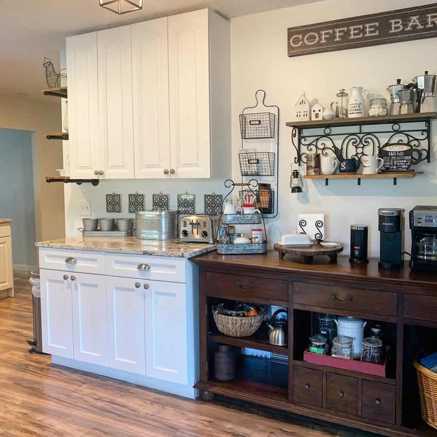 Kitchen coffee nook