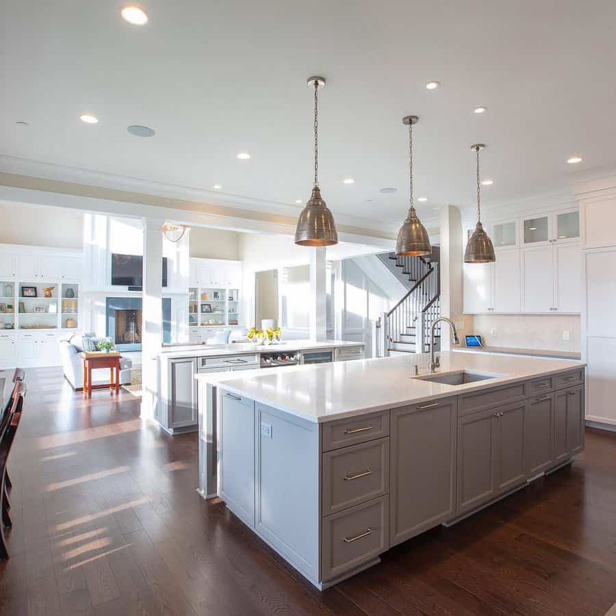 Open concept kitchens