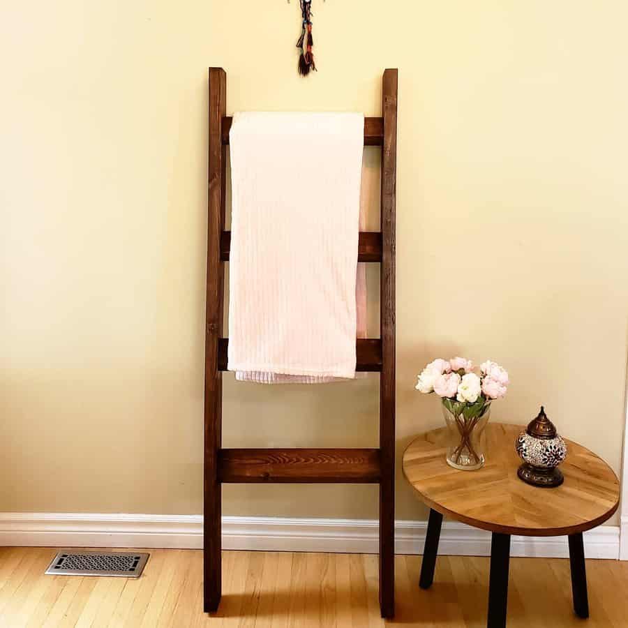 Ladder towel racks