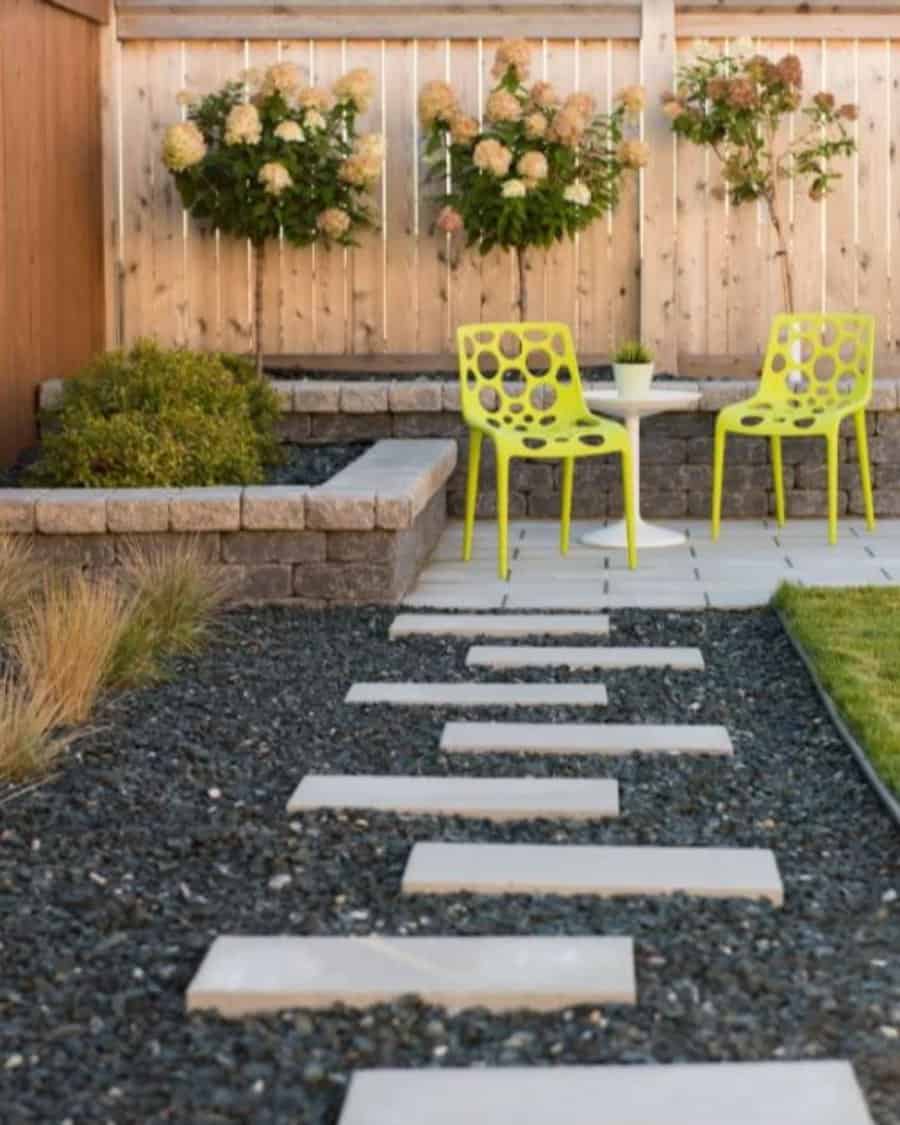 DIY stone path