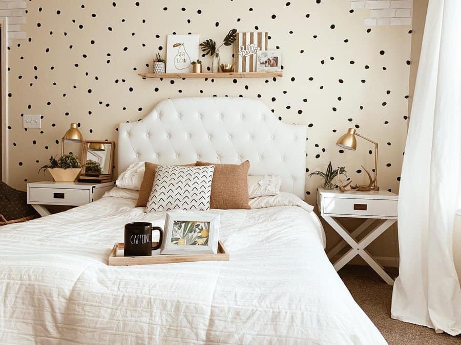 Dimpled headboard