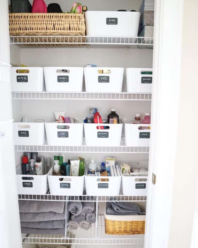 8 Bathroom Closet Organization Ideas - Trendey