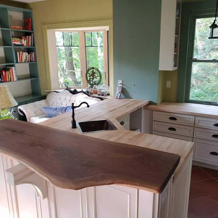 live edge wood countertop