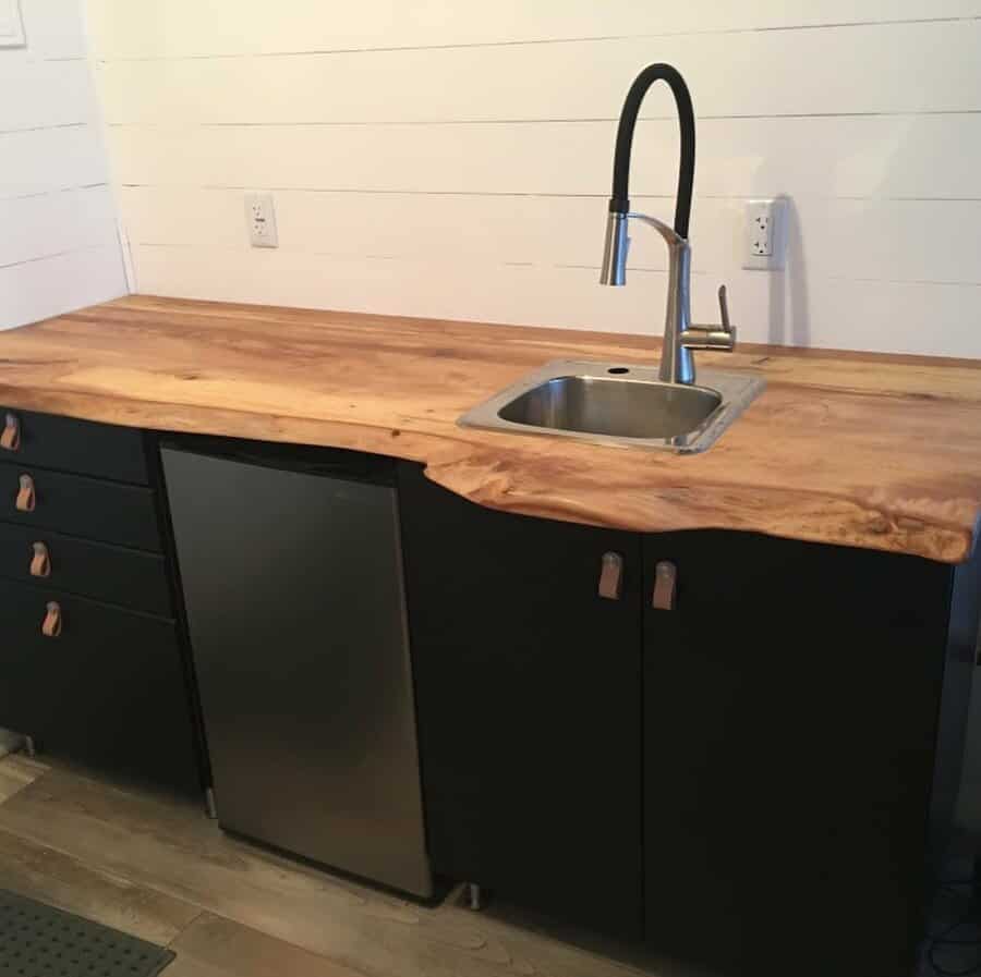 live edge wood countertop