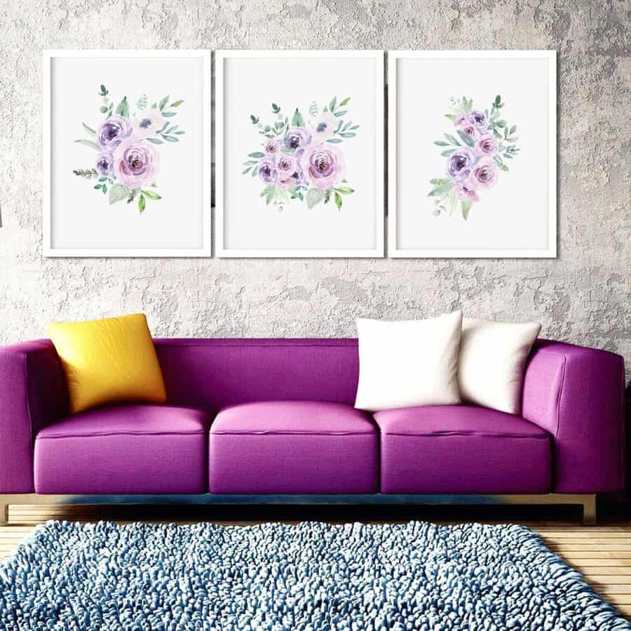 Botanical print wall art  