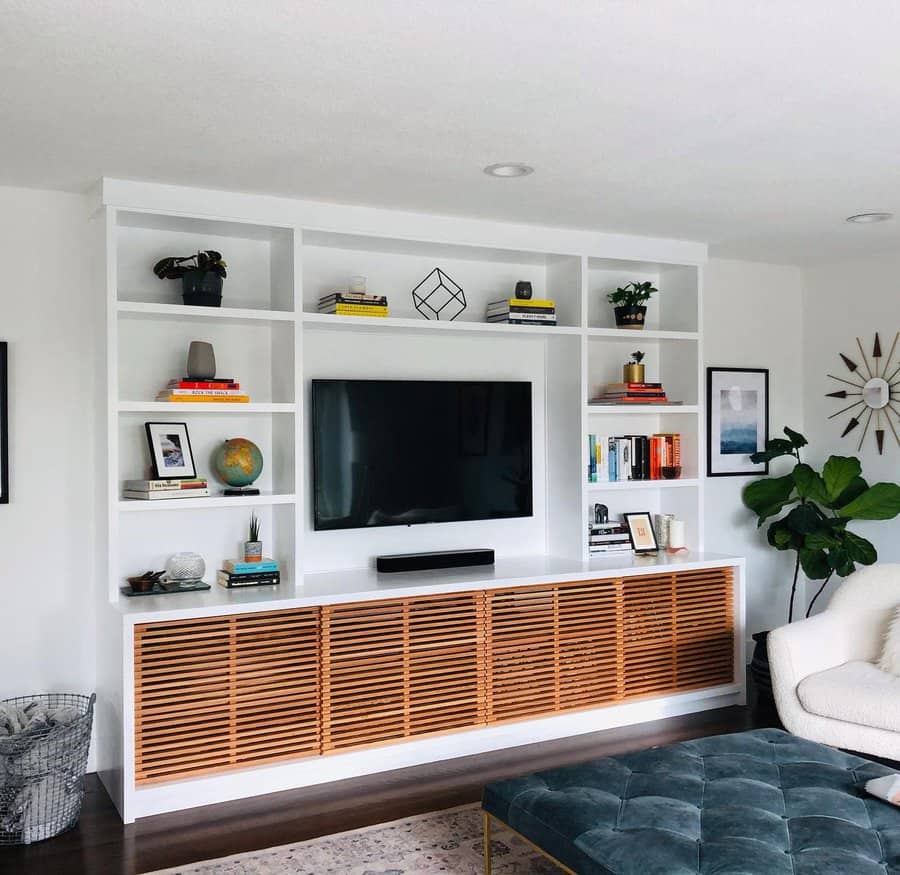 TV wall shelf