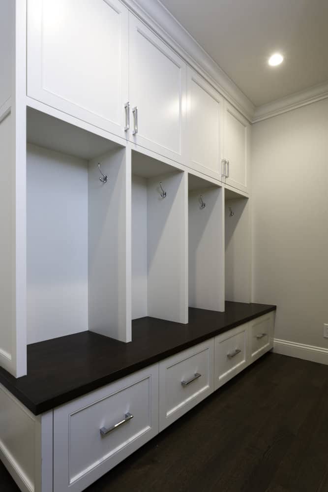 Locker type cabinets