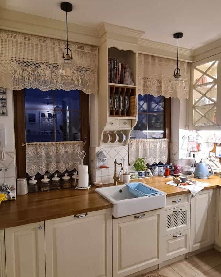 Macrame Kitchen Curtain Ideas my shabbyhome