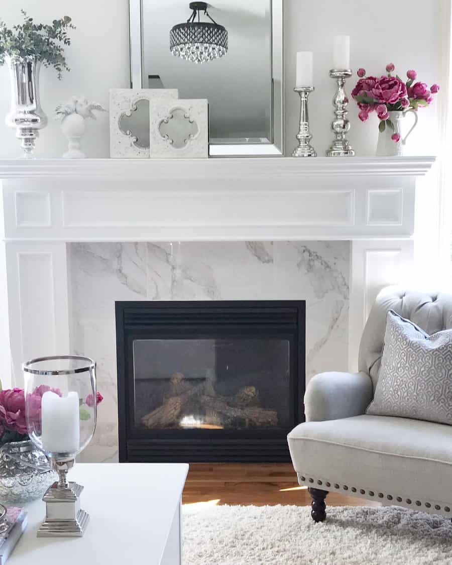 Mantle Decor Fireplace Decor Ideas laurisawilliamsdesign