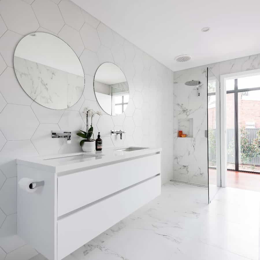 Marble flooring