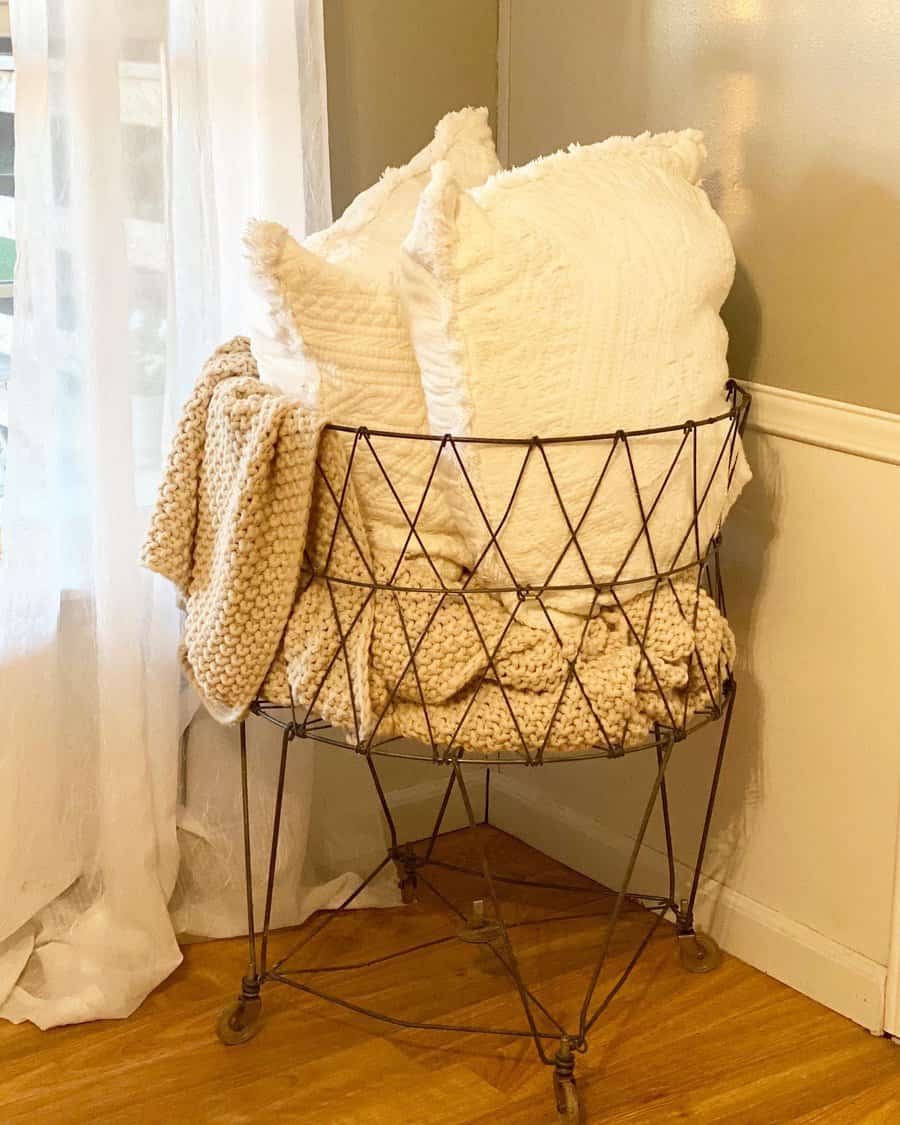 Metal Blanket Storage Ideas farmsteadoff460