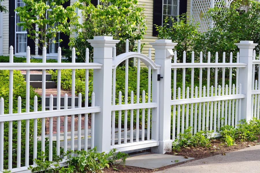 Metal fence