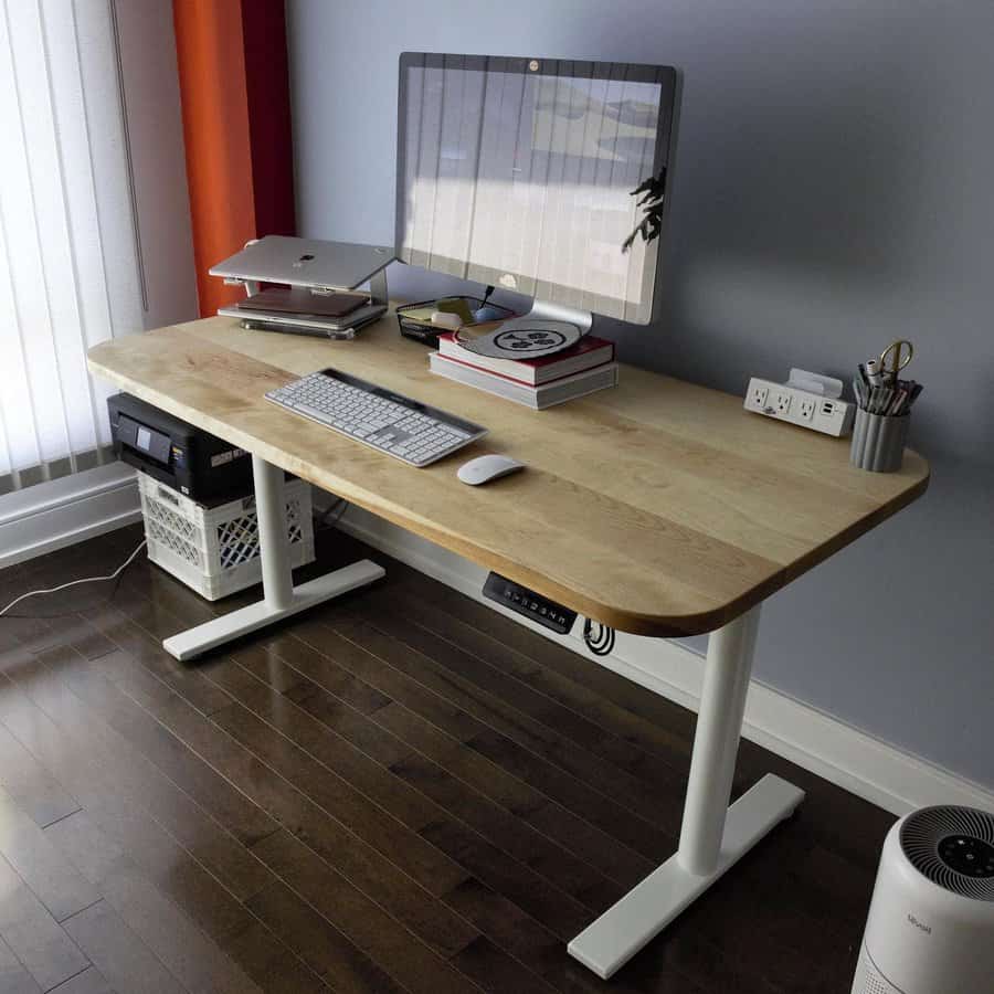 wood office desk
