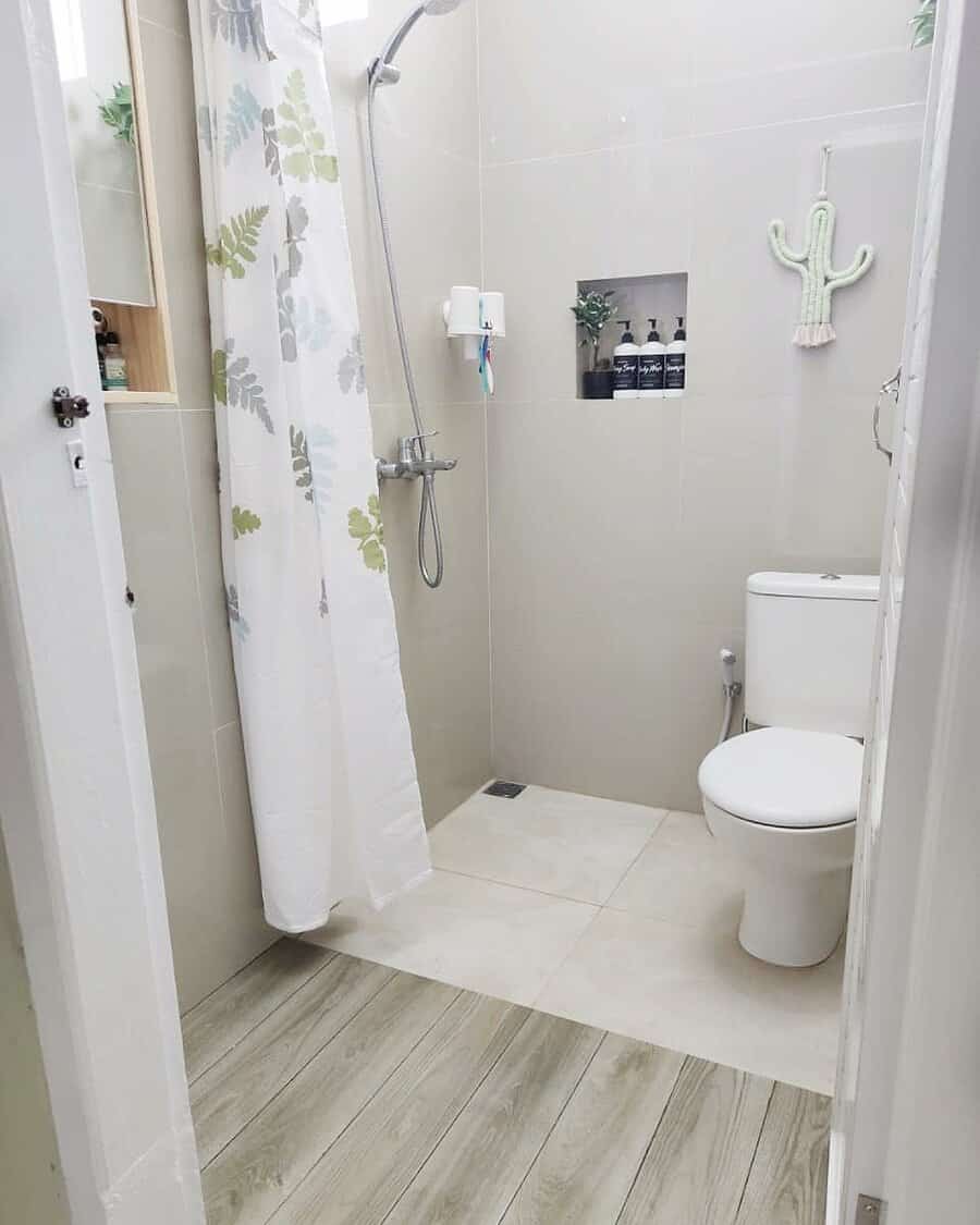 Small white bathroom