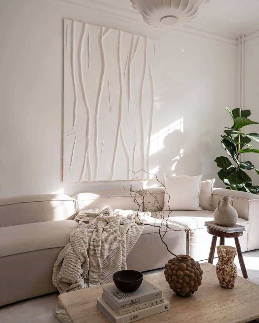 Minimalist Wall Art Ideas for Living Room maisondamadera