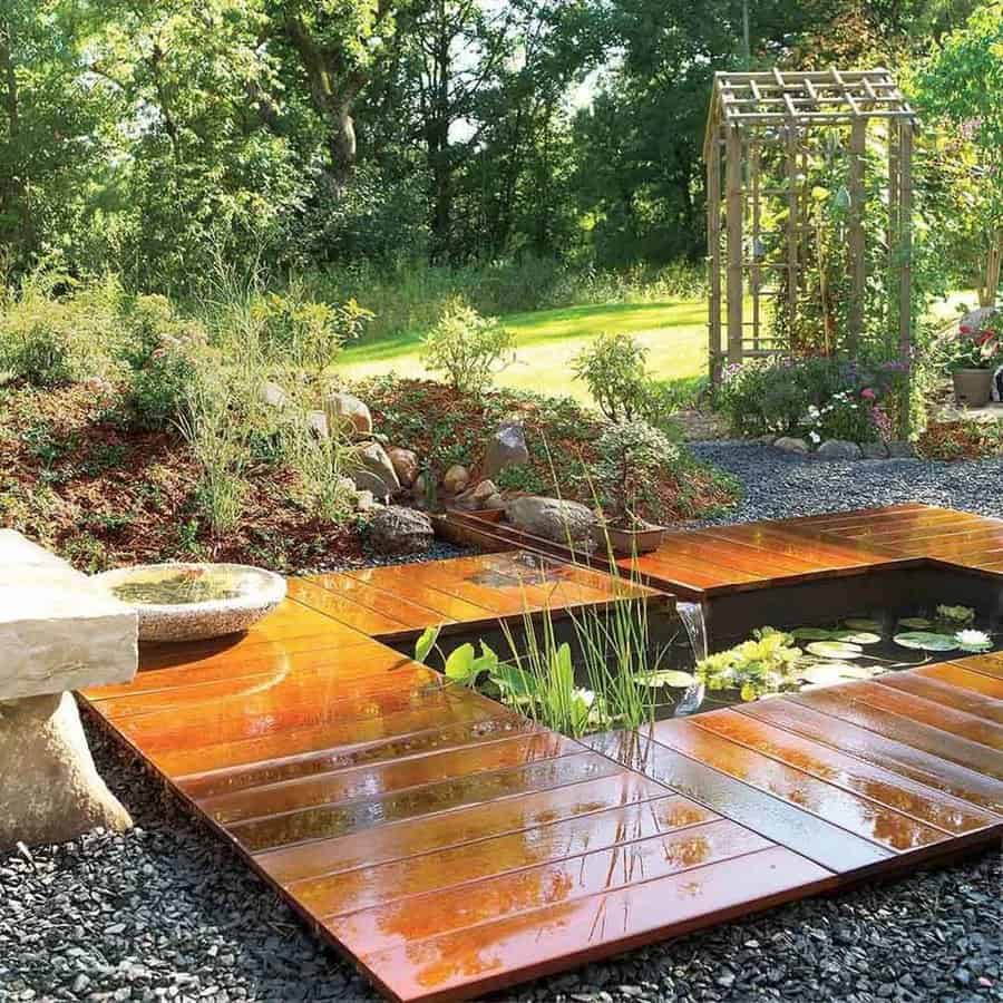 Modern pond ideas