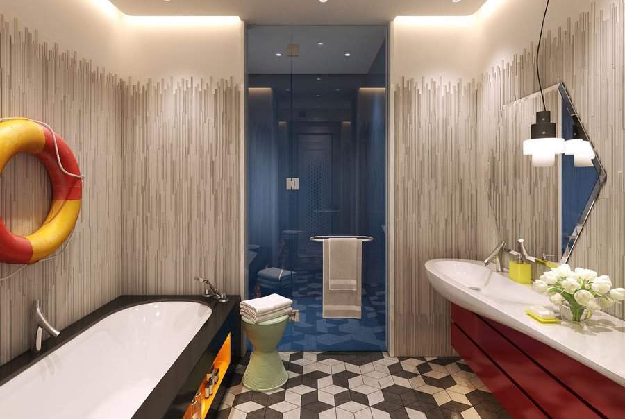 Modern Bathroom Ceiling Ideas katzinteriors