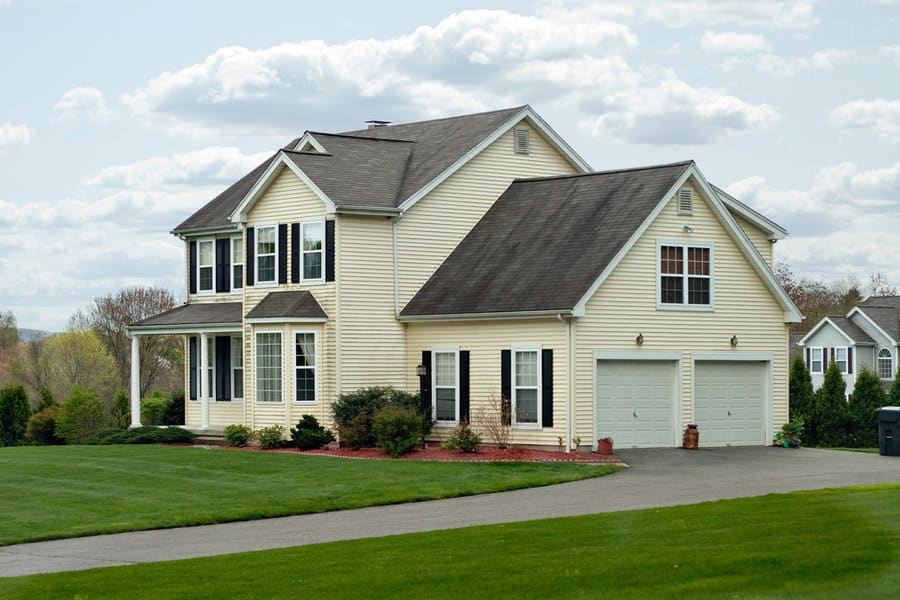 Modern colonial style house