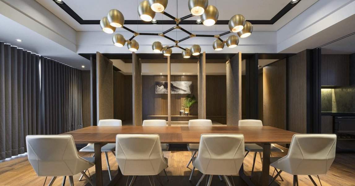 Modern Dining Room Lighting Ideas 2 aja architects
