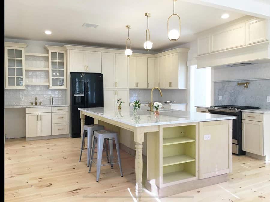 Cream colored cabinet