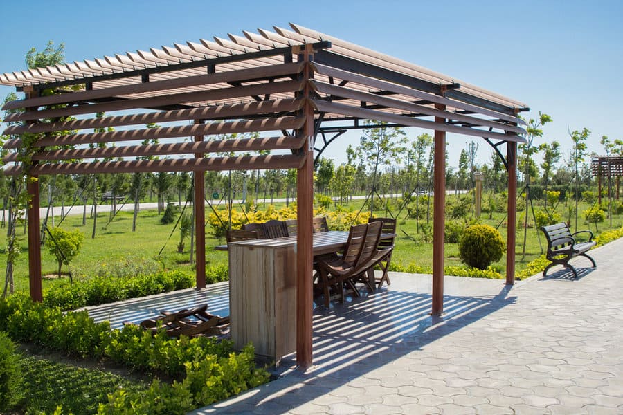 Modern pergola