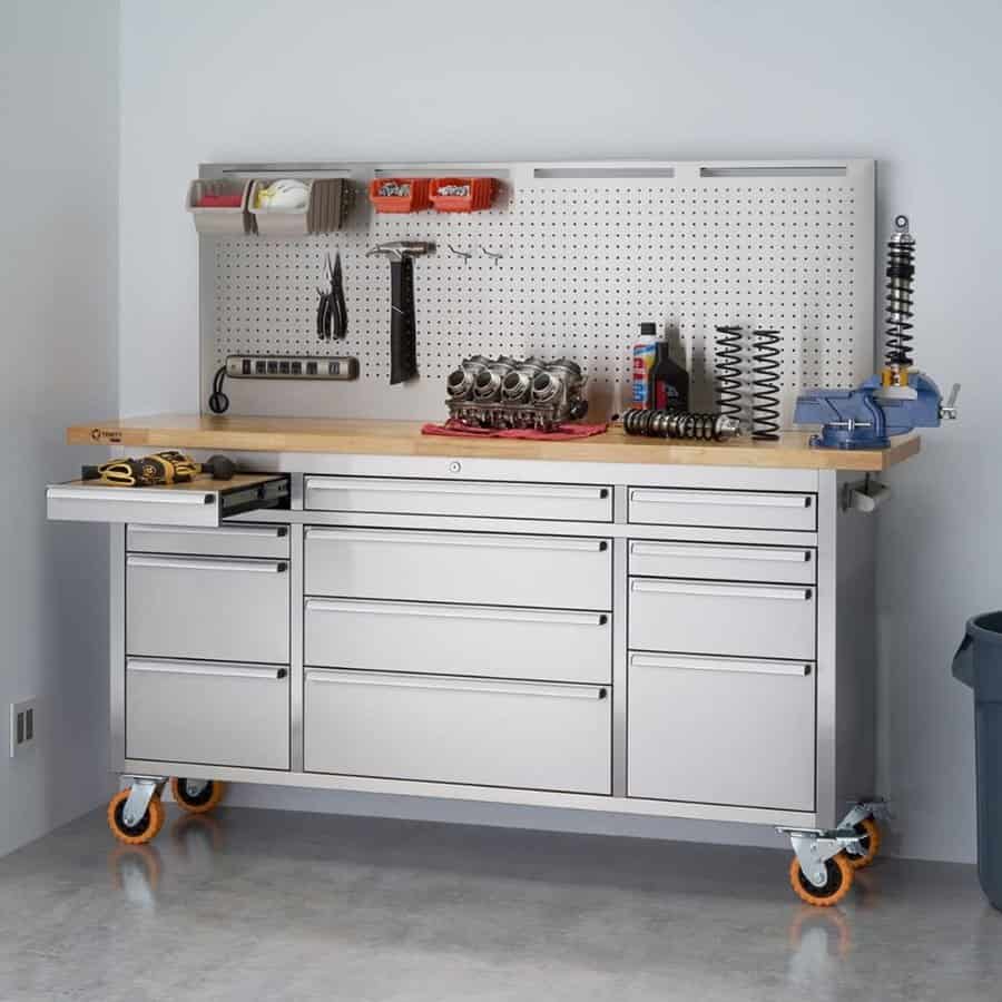 Pegboard tool storage