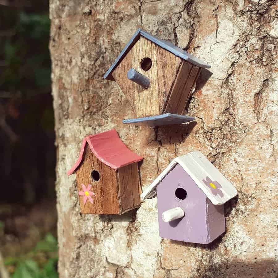 Multiple birdhouses