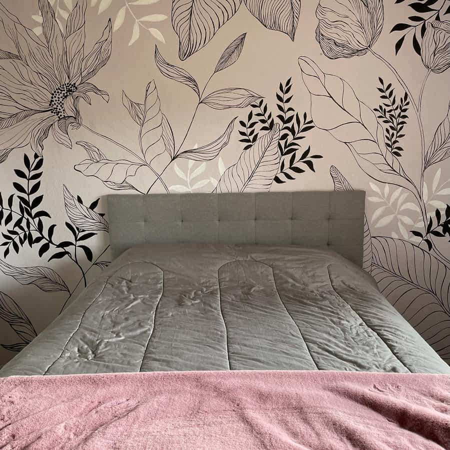 Decorative mural bedroom paint