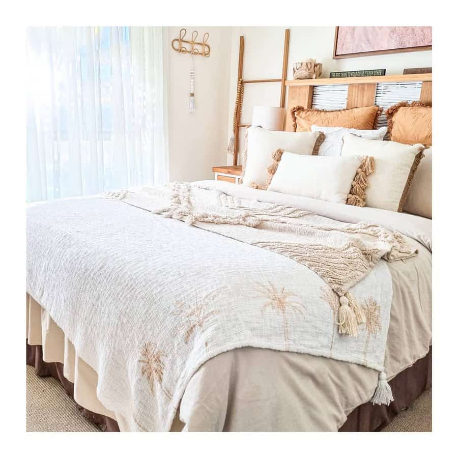 Neutral Boho Bedroom Ideas coastalboheme collective 1