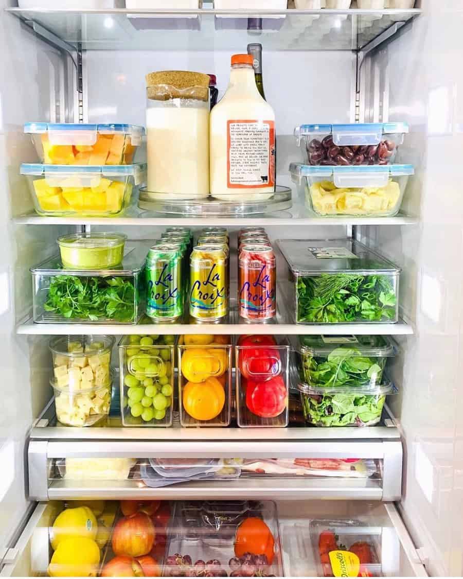 Refrigerator food organizers 