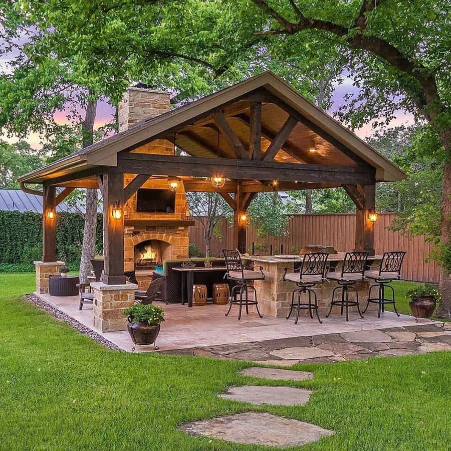 Farmhouse style gazebo