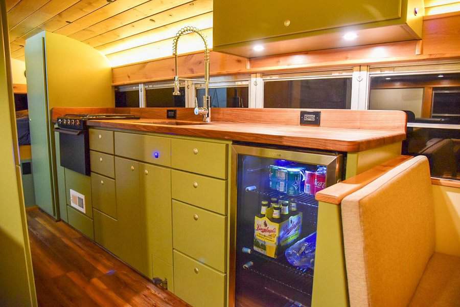 Yellow kitchen cabinets