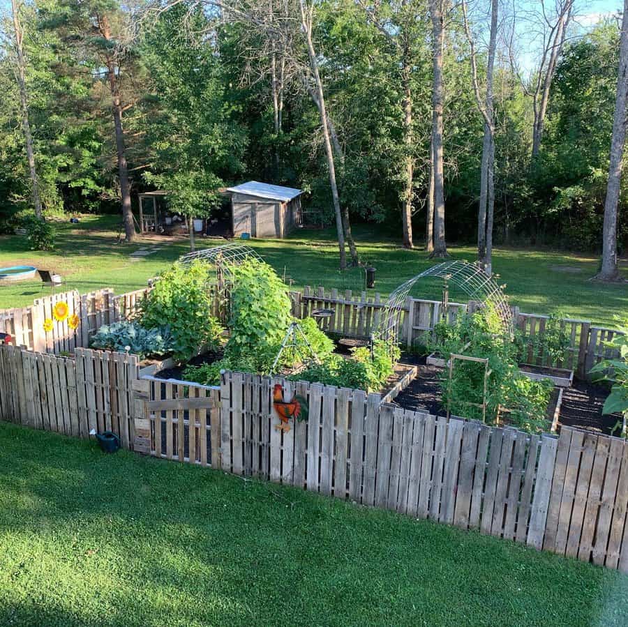 Reclaimed wood fence 