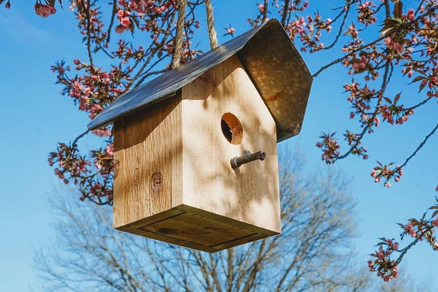 Pallet wood birdhouse