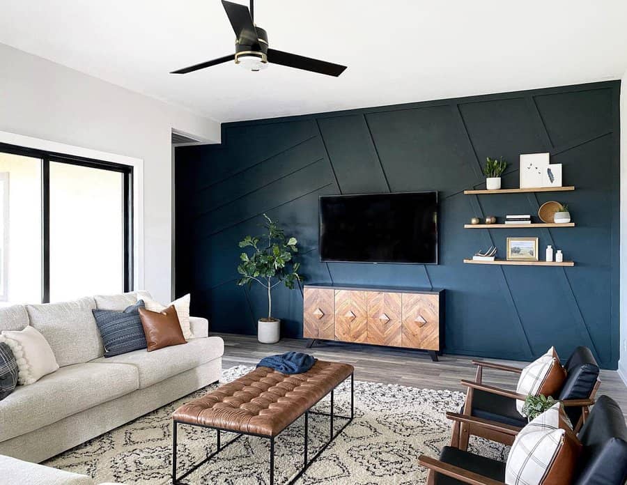 11 Accent Wall Design Ideas for the Living Room