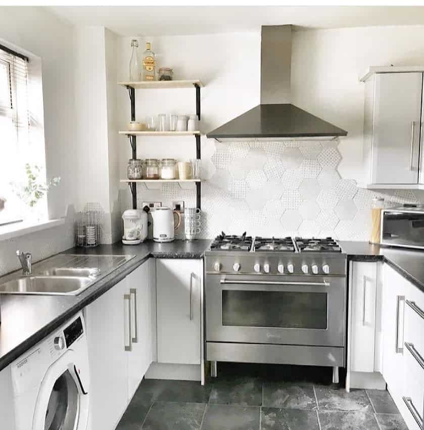 Unique tile patterns kitchen backsplash