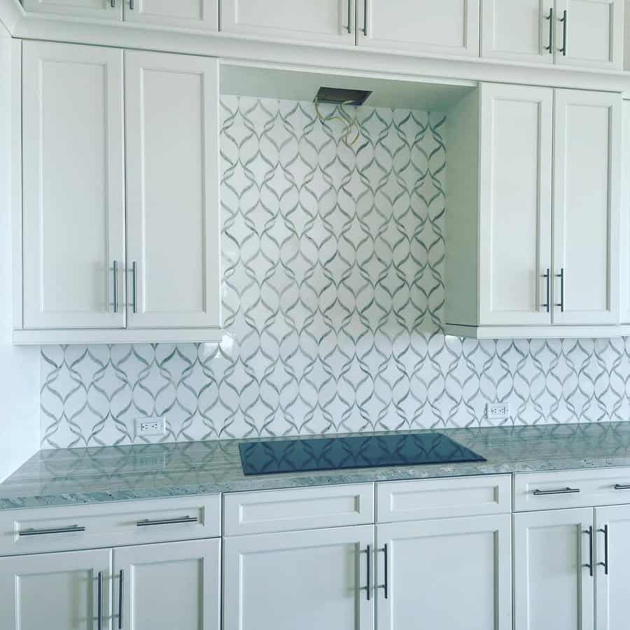 Unique tile patterns kitchen backsplash