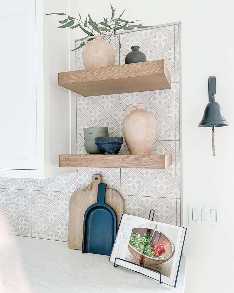 Unique tile patterns kitchen backsplash