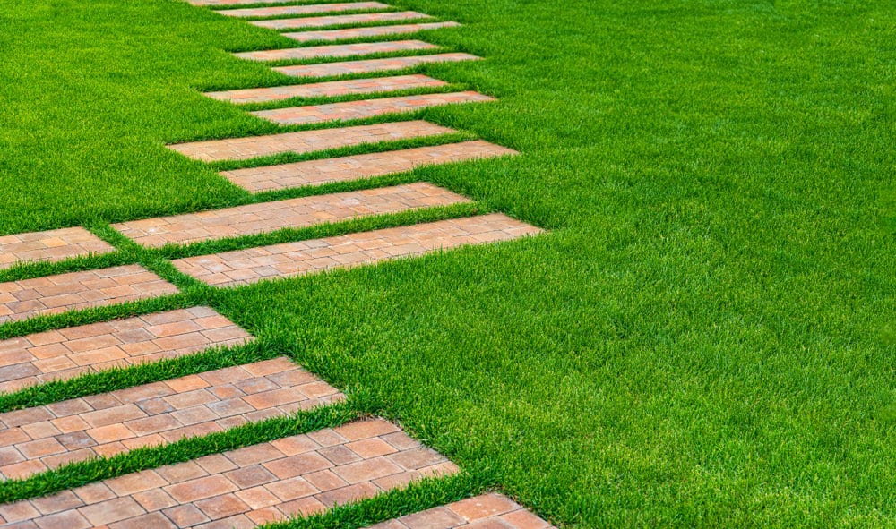 Red brick pavers 