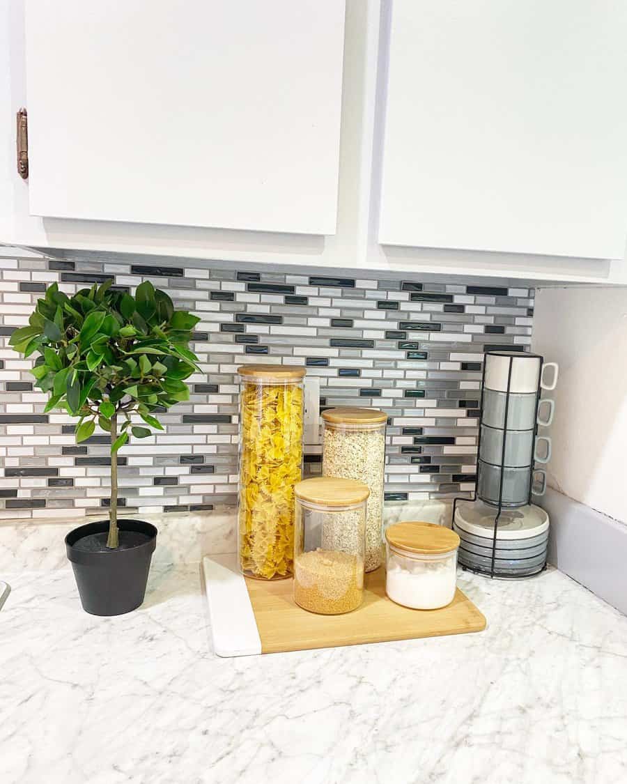 Peel and stick tiles for kitchen backsplash