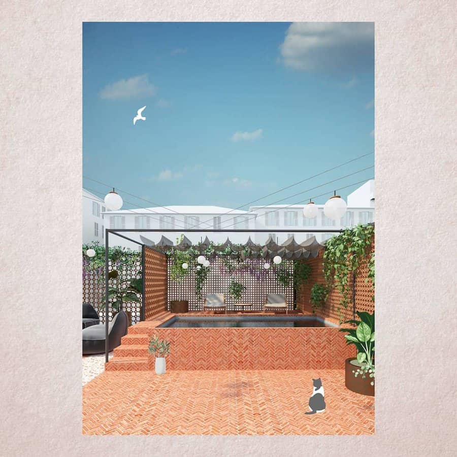 backyard pergola