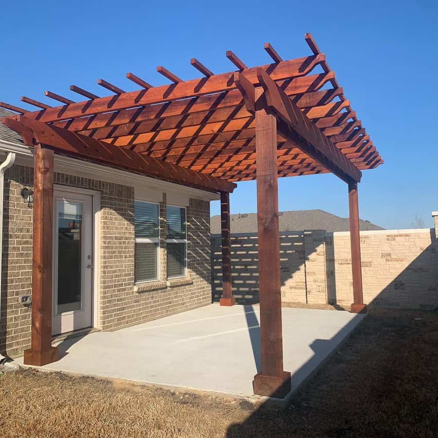 Pergola patio cover