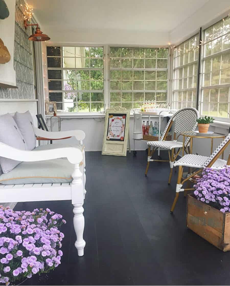 enclosed patio