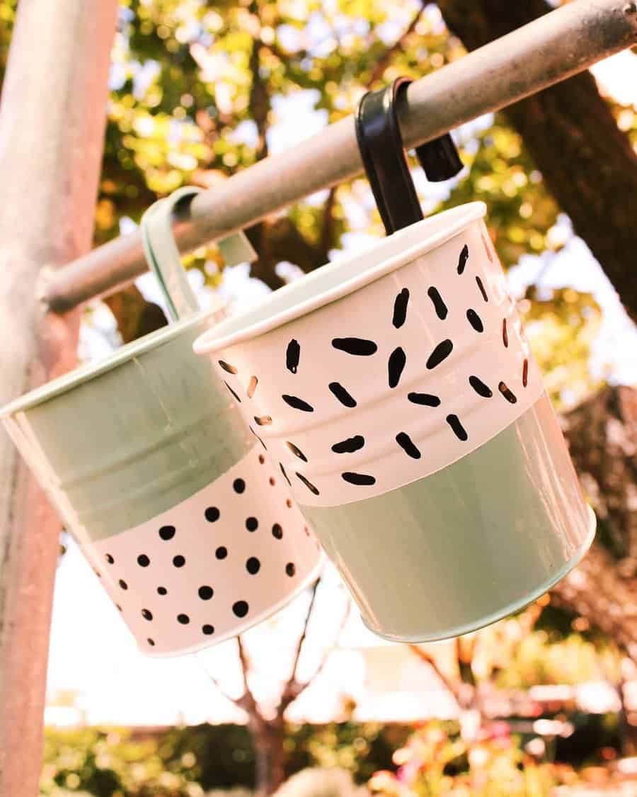 DIY hanging plant pot