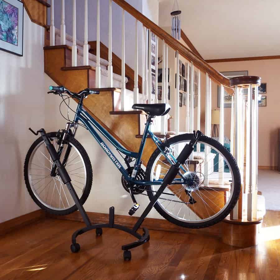 Floor bike stand