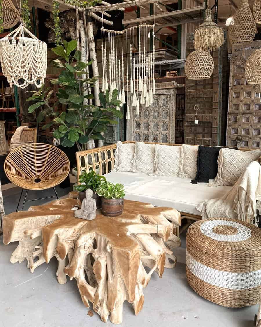 Rattan daybeds