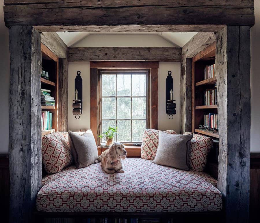 Window seat with reading nook 